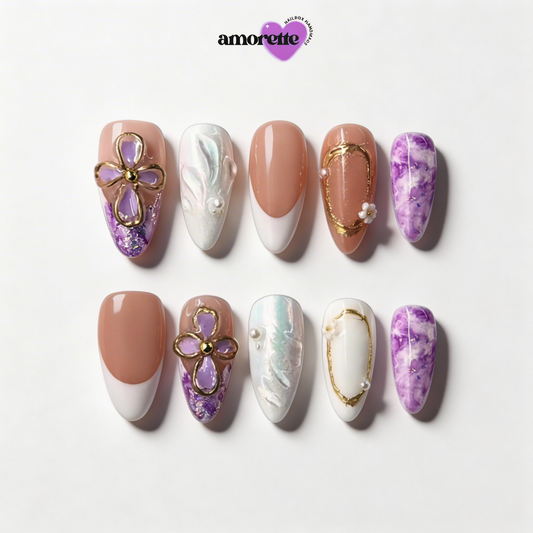 The Violet Heirloom Edit — Handmade Press-On Nails